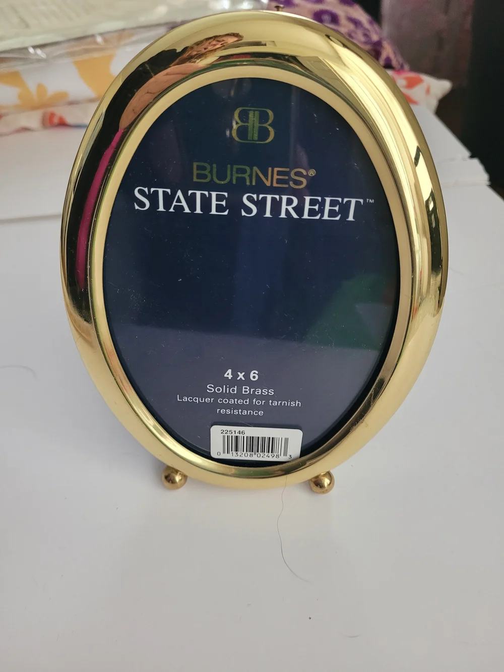 Burnes Of Boston Brass Oval Picture Frame